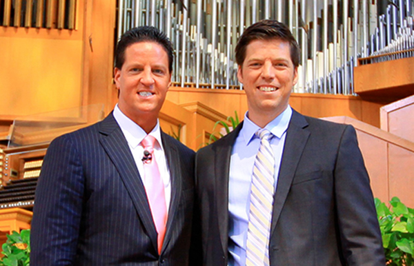 James & Pastor Bobby Schuller